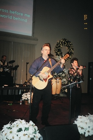 John Leading Worship at Church