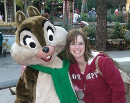 Me with Chip at disneyland 120507