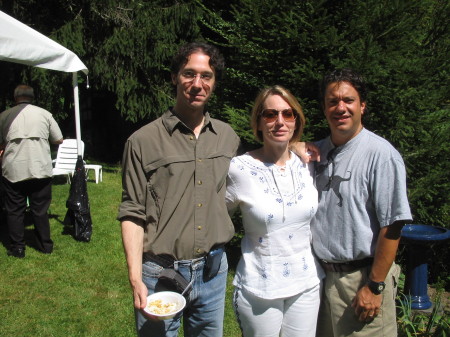 Jay Wendy and Bruce at Uncle Harolds