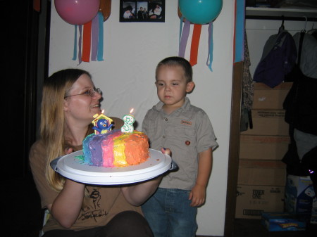 my son's 3rd birthday...
