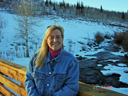 On this amazing bridge in Logan Cyn. Ut (Jan.2007)