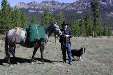 Pack trip into hunting camp