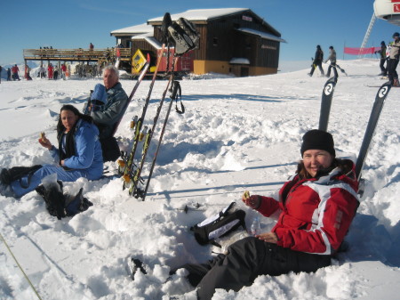 Voyage de ski dans les Alpes