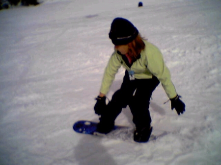 amber snowboarding