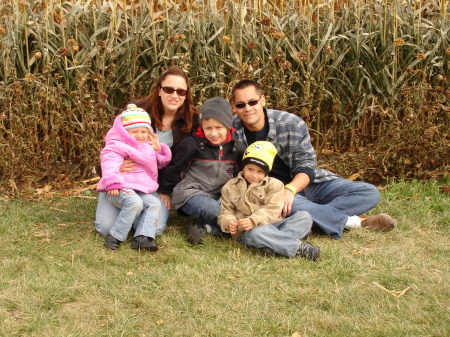 Me and my fam at a corn maze