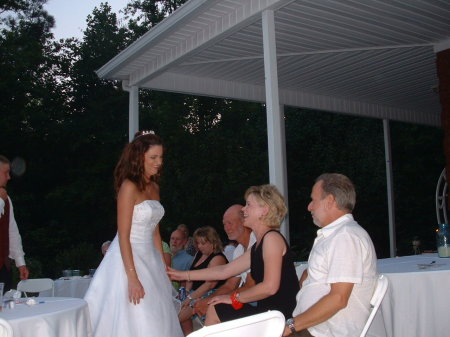 Debbie Adams (Chuck's sister in Black Dress)