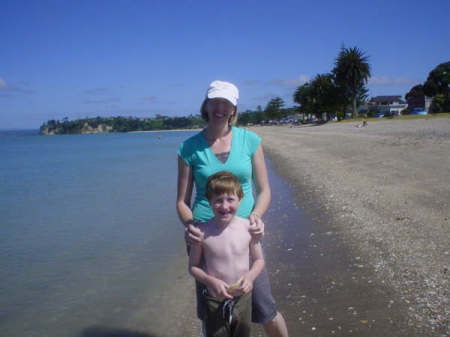 Luke and Alison at Eastern Beach