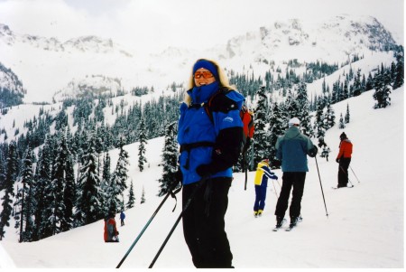 Skiing at Whistler, B.C.