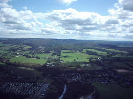 helicopter ride during atlantic balloon fiesta