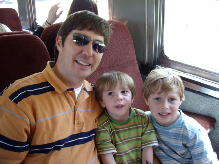 Riding Thomas the Train, Chattanooga, May 2008