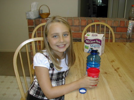 Allison 1st day of second grade