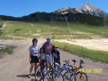 Mountain biking at Mt. Crested Butte