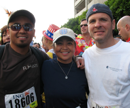 Freddie, me & Dan at Bay2Breakers 12k run SFO