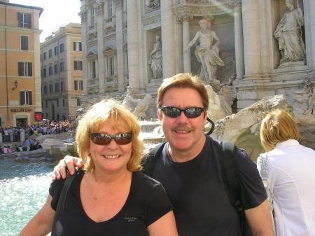 My wife (Elaine) and I in Rome, Italy, 2007