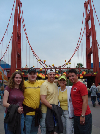 Family at Disneyland 2007