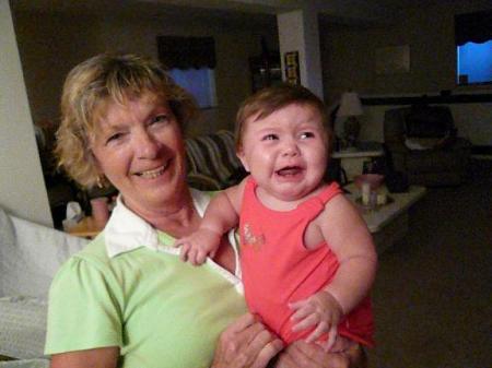 my mom and niece Grace