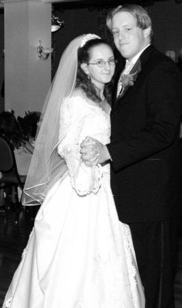 Chance and I at our wedding 2004