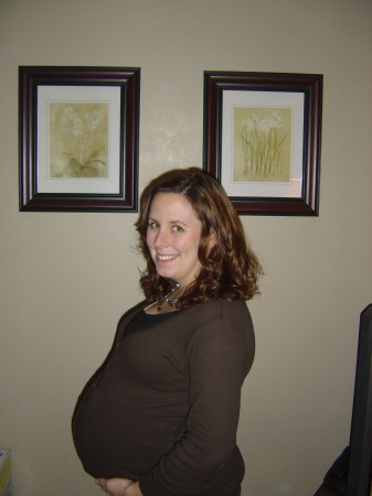 enormously pregnant last december!