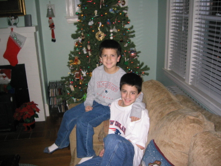 Christmas Card 2006 - Joey and Cory