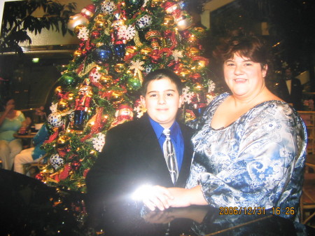 Me and my son on vacation Christmas 2006