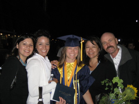 Our family at our youngest's graduation 6/07