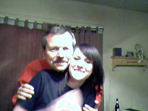 Daddy and his 'lil' girl Ashley Kimber