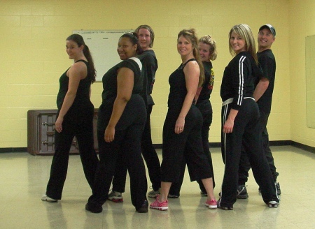 Keepin' it real...David and I join a Hip Hop Dance team