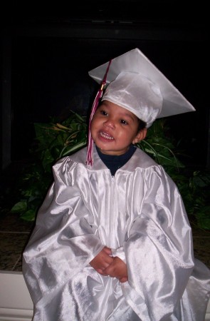 Nathan Graduation Picture- 3yr Old