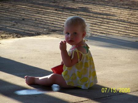 Shelbie at the lake