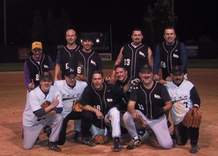 my softball team B.O.A.'s ( bunch of a'holes)