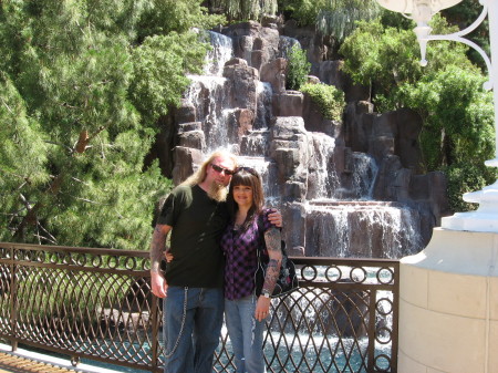 Wife And I In Front of Wynn