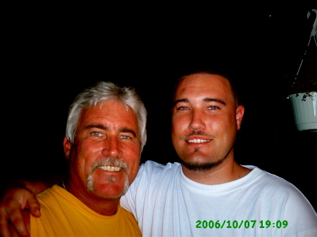 My son Ryan and I Oct. 06