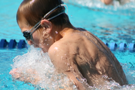 Phillip doing the Breast Stroke