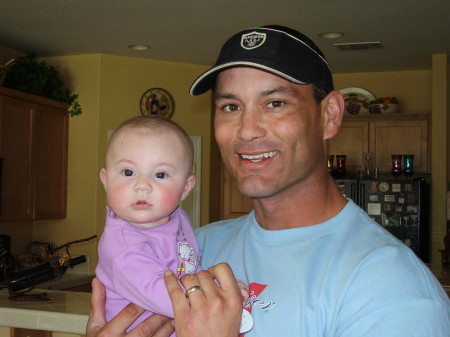 My hubby and daughter on Easter 2007