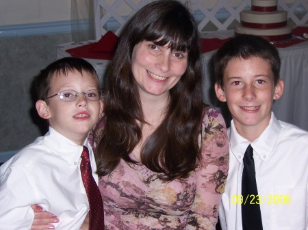 Stacey and her boys