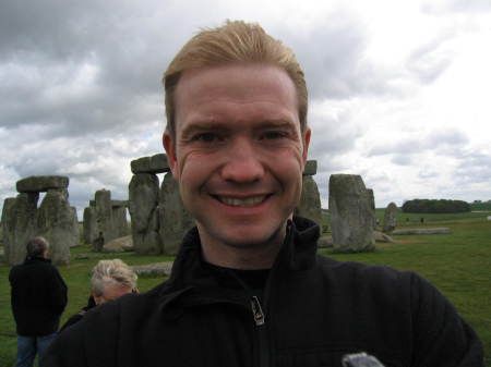 Self portrait with big, pretty rocks.