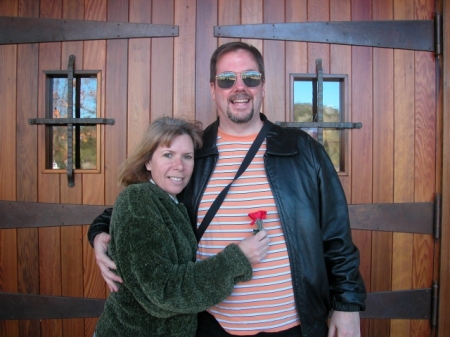 Ted and I at Sebastiani winery in Sonoma 2006