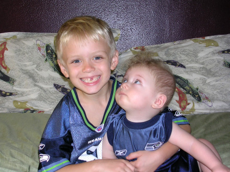 My grandsons Tanner and Jace Gibson