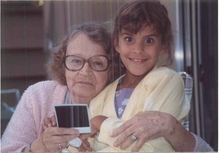 1985 Great Grandma Ruby with Rebekah