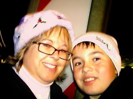 2006 Christmas at Disneyland with my son Michael, age 12