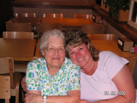 My Grandma Mallonee & I (Aug. 2006)