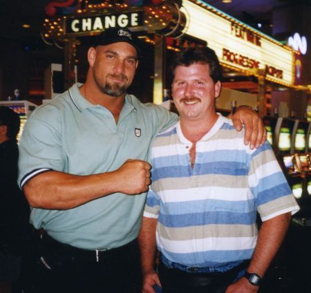 Met wrestler, Bill Goldberg, while in Vegas