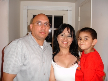 My Wife and I with my 6 year old in Covina Ca
