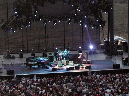 Phish playing "You Enjoy Myself" at The Gorge.