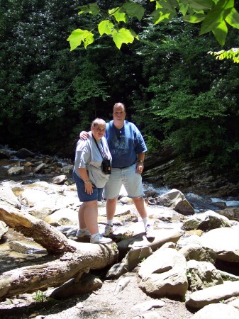 Kris and Jen in The Smokies