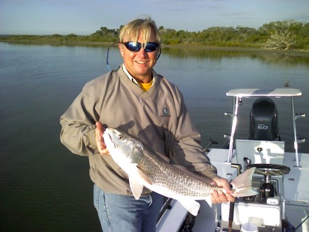 redfishing at mosquito lagoon