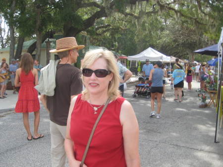 Valerie at the St. Augustine, FL Farmer's Market