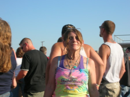 Me at a Harley Rally & Lynyrd Skynard concert