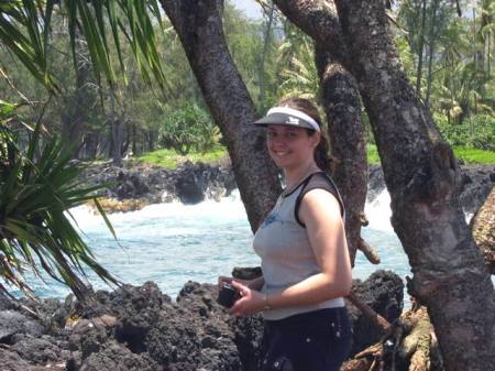 Christine on the Keanae Peninsula, Maui