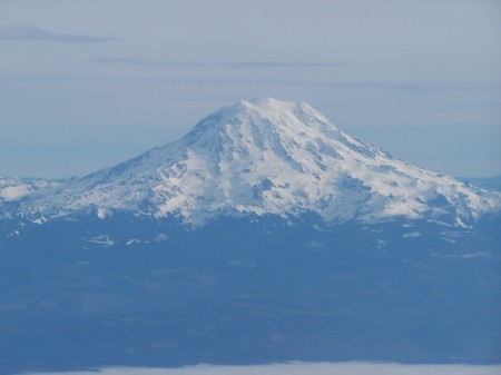 Mt. Rainier - April (from plane)